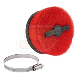 Vzduchový filtr Double Layer 65mm ⌀ 65 - červený