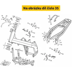Piaggio Footrest 00G00100711