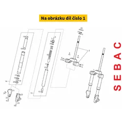 Piaggio Front Fork Assy 00G00212001