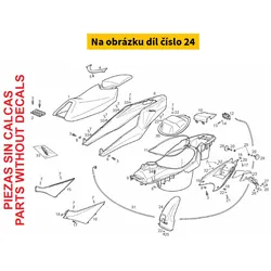 Piaggio Rear Mudguard 00G00706141