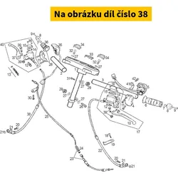 Piaggio Ens. Tuyau Frein Avant 00G00902751