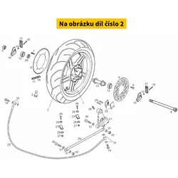 Piaggio Tyre 00G01302111