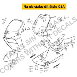 Piaggio Front Shield 00G015123595