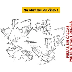 Piaggio Lower Rh Side Cover 00G01518231