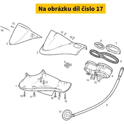 Piaggio Vervangingsset Km-Aandrijving 00G01609051