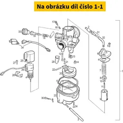Piaggio Carburateur Cpl. 00G03224011
