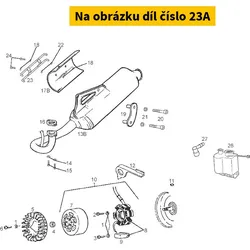 Piaggio Silencer Protector Bar 00G03400891