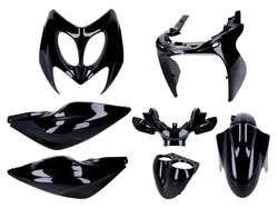 101_Octane Sada plastů 7-dílů Aerox do 2012 - černá lesk.