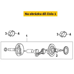 SYM Crank Shaft Comp 13000-LX1-000