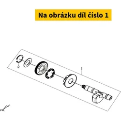 SYM Balance Shaft Comp 13300-L6C-001