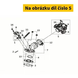 SYM THROTTLE BODY ASSY 16401-LHB-000