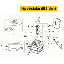 SYM Fuel Tube Cover Spring 16715-F8A-000