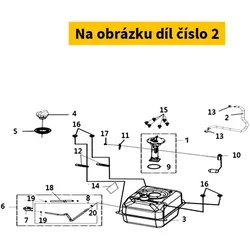SYM Fuel Tube Assy 1673A-L2E-000