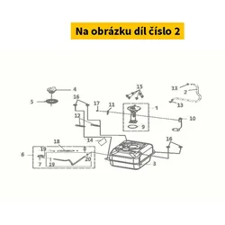 SYM Fuel Tube Assy 1673A-L3H-000