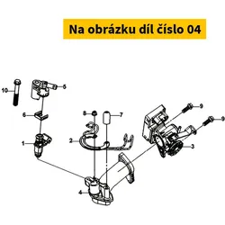 SYM Intake manifold SYM Orbit III 125 4T E4 2018-2020 17110-XB1-000