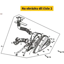 SYM AIR cleaner ASSY. 17200-Z7P-020