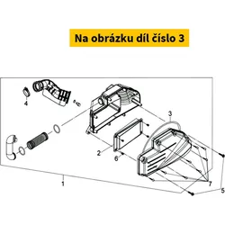 SYM Air Cleaner Cover Seal 17214-HLK-000