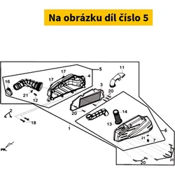 SYM Air/C Case-Tube Comp 1723S-LM1-000
