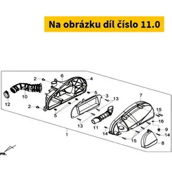 SYM Air/C Duct 17255-LDA-000
