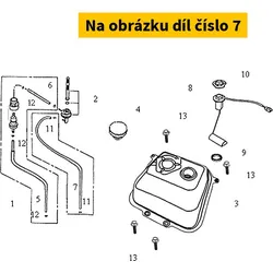SYM Vacuum Tube 17359-A1A-000