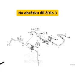 Honda TUBE, CHARGE 17411K1ZJ10