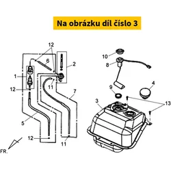 SYM Fuel Tank Comp 17500-X3A-000