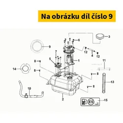 SYM Canister/Tank Tube Assy 17506-APA-000