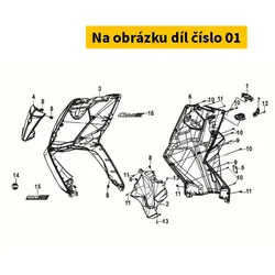 SYM Filler pipe cover 17509-FDA-000