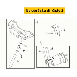 SYM Canister Clamp 17551-TL1-000