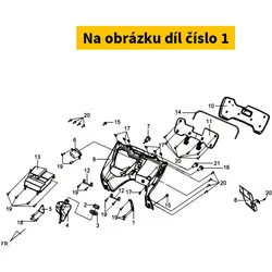 SYM Filler Pipe Stay 17661-HMA-000