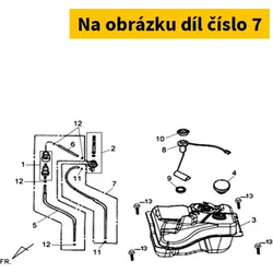 SYM Vacuum Tube 17684-XRA-000