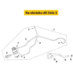 SYM Cani.-Carb. Tube 17686-LX1-000