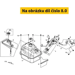 SYM Fuel Tube Clamp B 17788-L4A-000