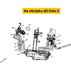 SYM FUEL TUBE ASSY. 1778A-FSA-000