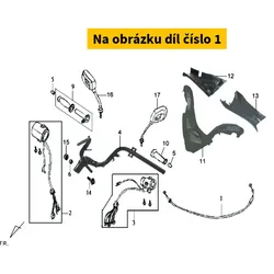 SYM Throttle Cable Comp. 17910-H9A-001