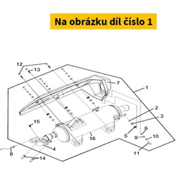 SYM Exhaust SYM Joymax Z 300i 4T E4 2019-2020 18000-L9M-000