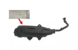 SYM Exhaust SYM GTS 125i 4T E4 2017-2020 18000-LA2-006-JH