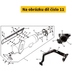 SYM Exh.Muffler Protector 18241-HLK-000