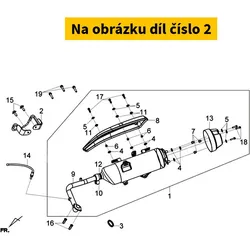 SYM Exh. Pipe Protector 18241-L1A-000