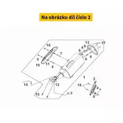 SYM Ex. Pipe Protector 18241-L5B-000