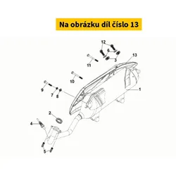 SYM Muffler Protector 18317-X1M-000