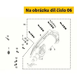 SYM Muffler Protector 18317-XRE-000