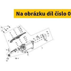 SYM Muffler Protector Comp. 18317-ZM1-000