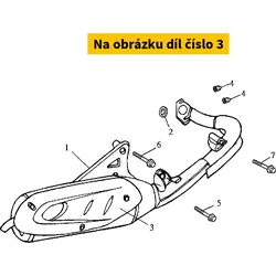 SYM Muffler Protector 18318-H2B-010