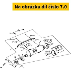 SYM Muffler Protector 18318-L4A-000