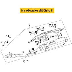 SYM Muffler Protec 18318-LX1-000
