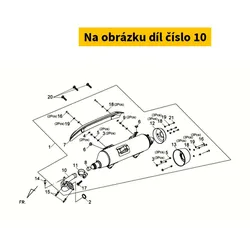 SYM Exh.Pipe Comp 18320-L4A-300