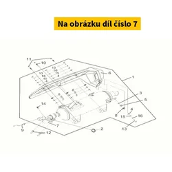 SYM Exh. Pipe Comp. 18320-L9M-300