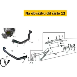 SYM Exh. Pipe Comp 18320-LTA-300