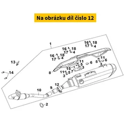 SYM Muffler Band 18321-REA-000